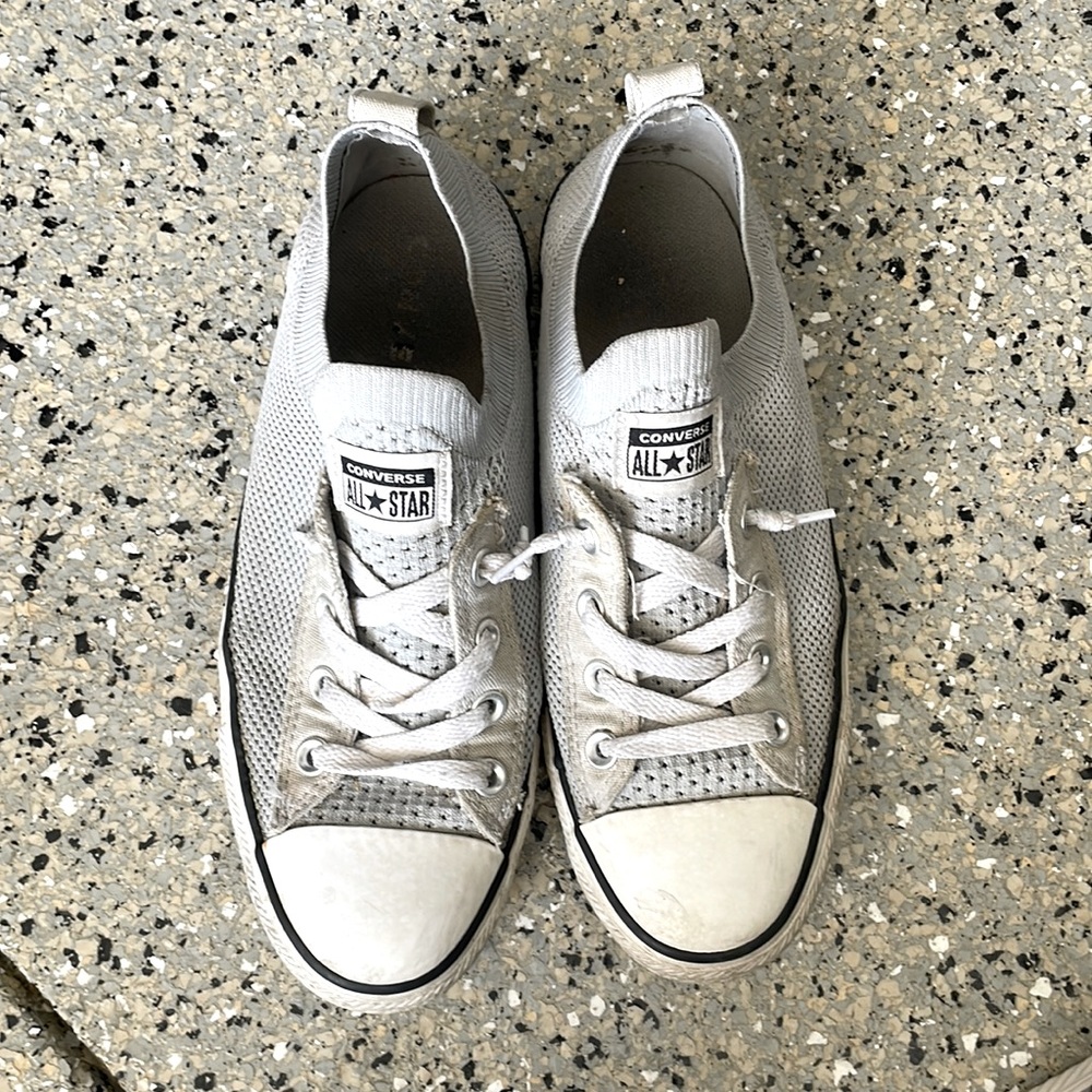 Woman’s converse shoes
